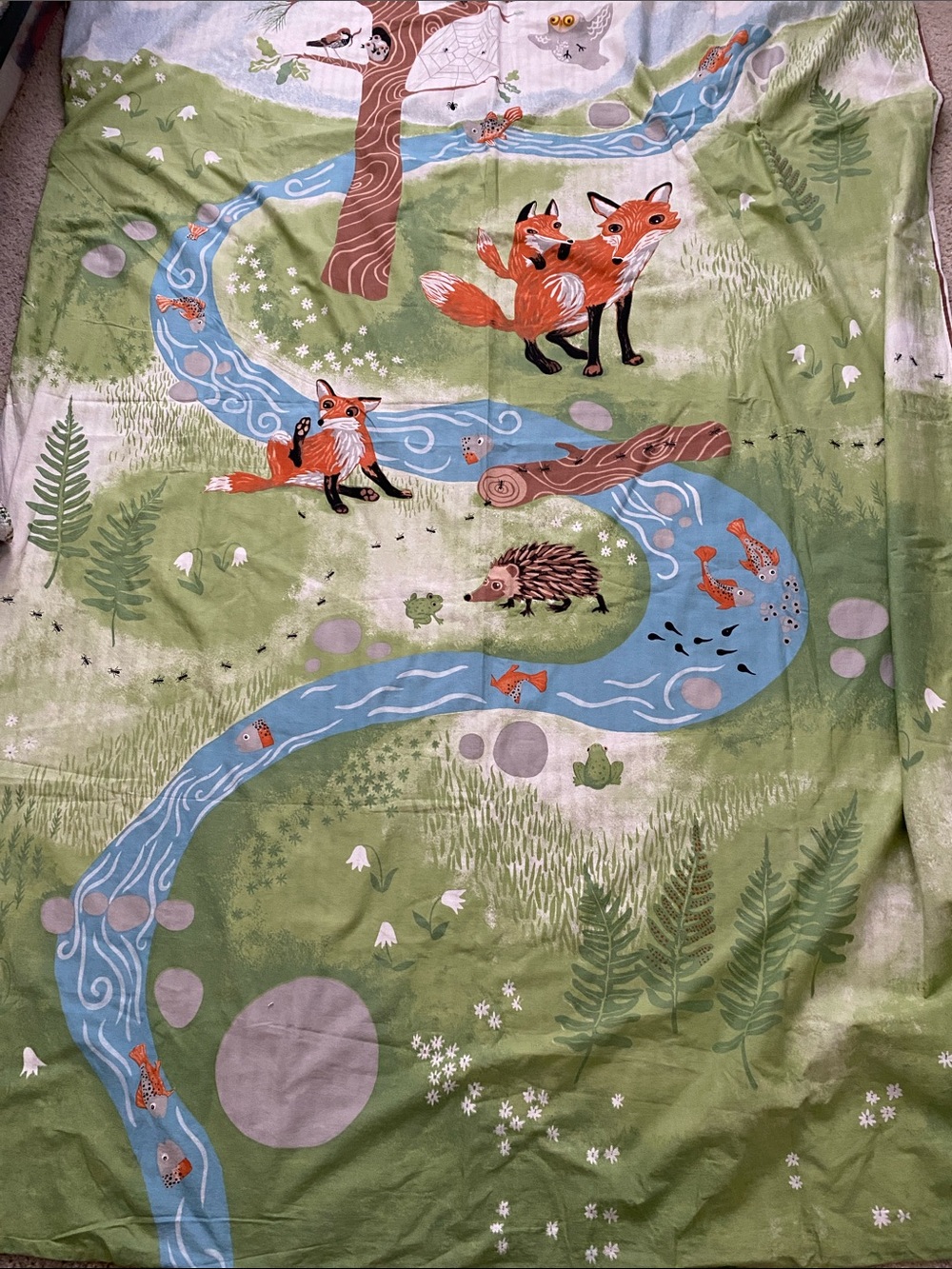 IKEA VANDRING RÄV Twin Duvet Cover.
